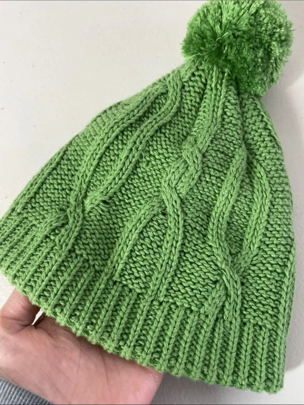 lululemon athletica Kids Knit Pom Beanie in Green Winter Gorpcore Hat One Size